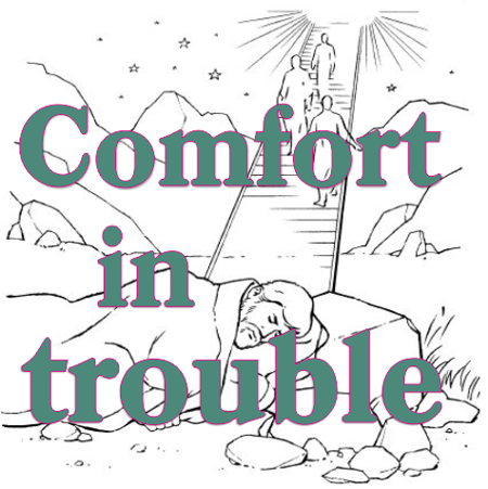 "Comfort in trouble"