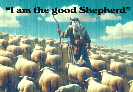 Jesus said: "I am the good shepherd"